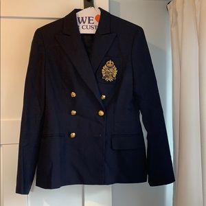 Ralph Lauren double breasted navy blazer